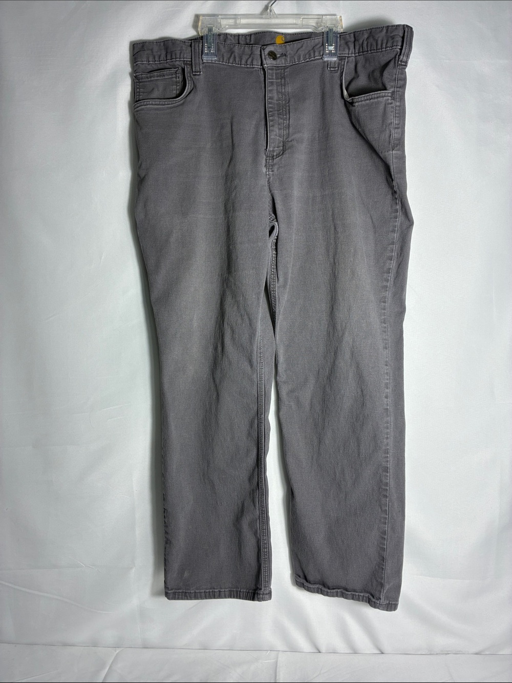 Carhartt Men’s Relaxed Fit Canvas Work Pants Gray Size 40x30 Utility